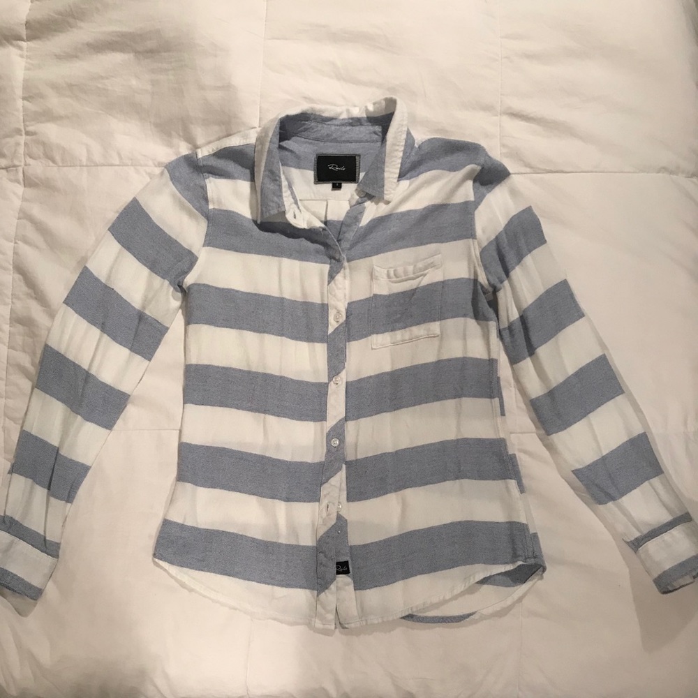 Rails flannel button down